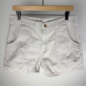Vintage 80’s OCEAN PACIFIC OP Gray Corduroy Surf Shorts Fits Size 33 Inseam 4”